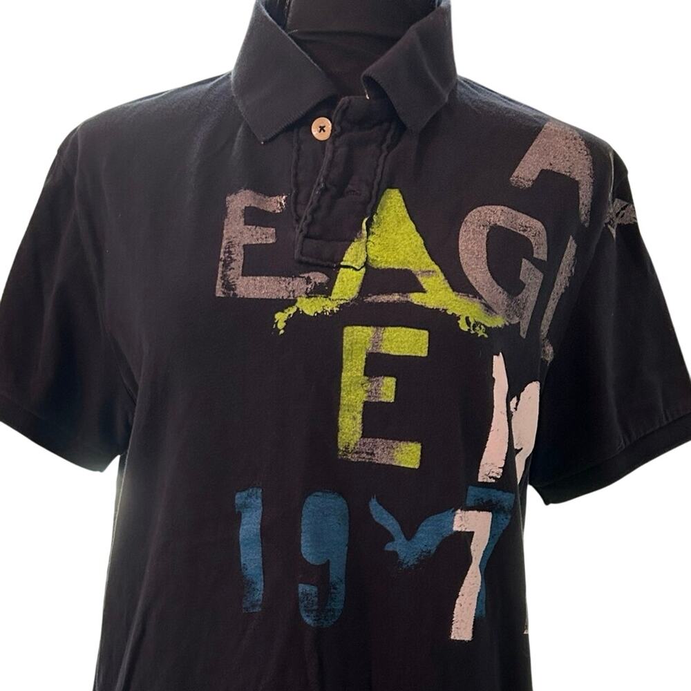American Eagle Outfitters Men Polo Shirt Vintage Fit Size Med Pre owned